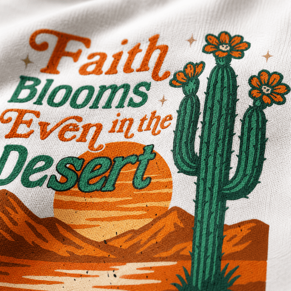 Faith Blooms | Christian Kids T-Shirt