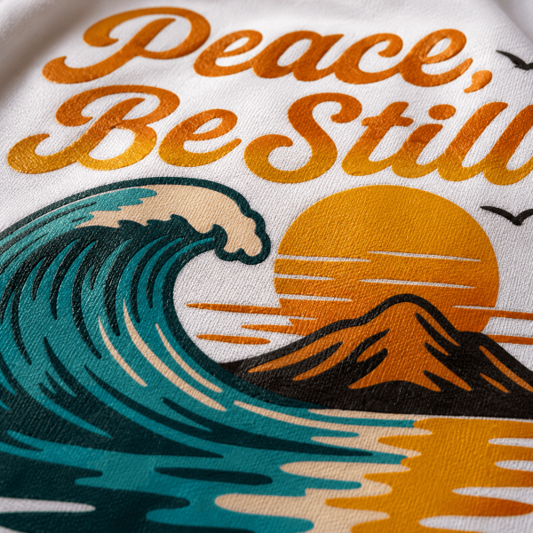 Peace Be Still | Mark 4:39 | Christian Kids T-Shirt