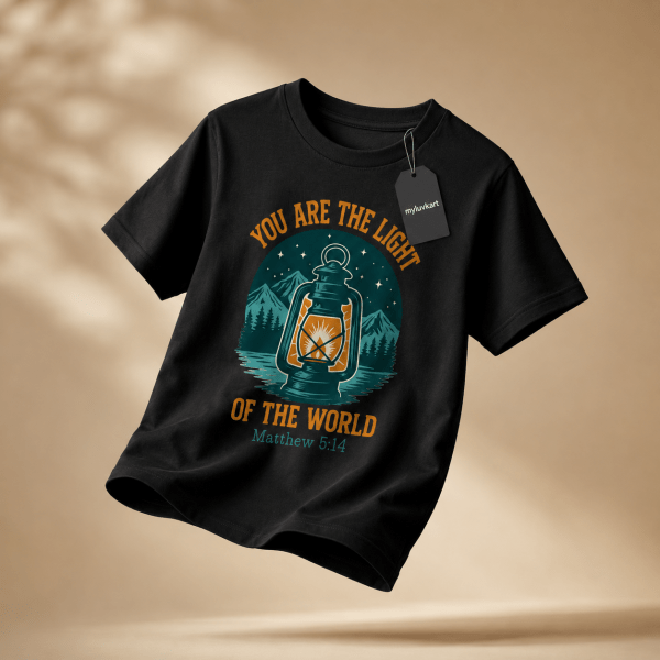 You Are the Light | Matthew 5:14 | Christian Kids T-Shirt