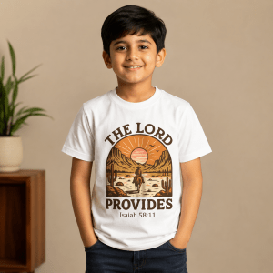The Lord Provides | Isaiah 58:11| Christian Kids T-Shirt