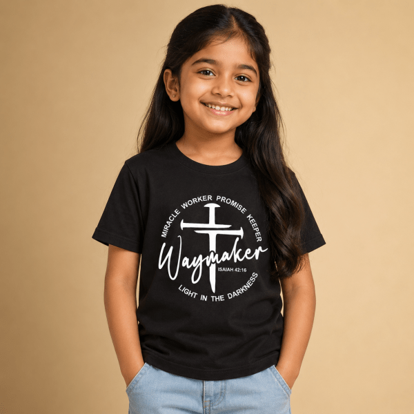Waymaker | Isaiah 42:16 | Christian Kids T-Shirt