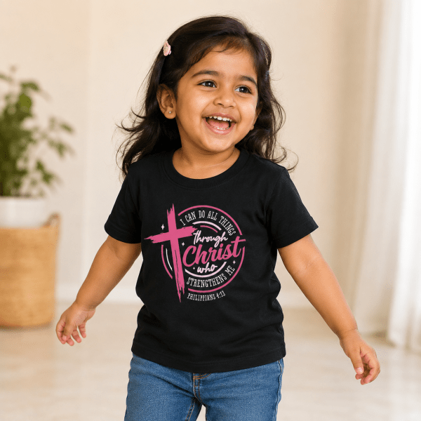 I Can Do All Things Through Christ | Christian Kids T-Shirt