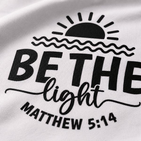 Be The Light | Matthew 5:14 | Christian Kids T-Shirt