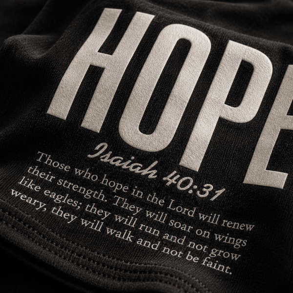 HOPE | Isaiah 40:31 | Oversized Christian T-Shirt