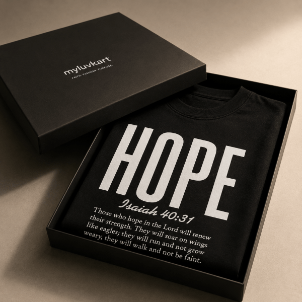 HOPE | Isaiah 40:31 | Oversized Christian T-Shirt