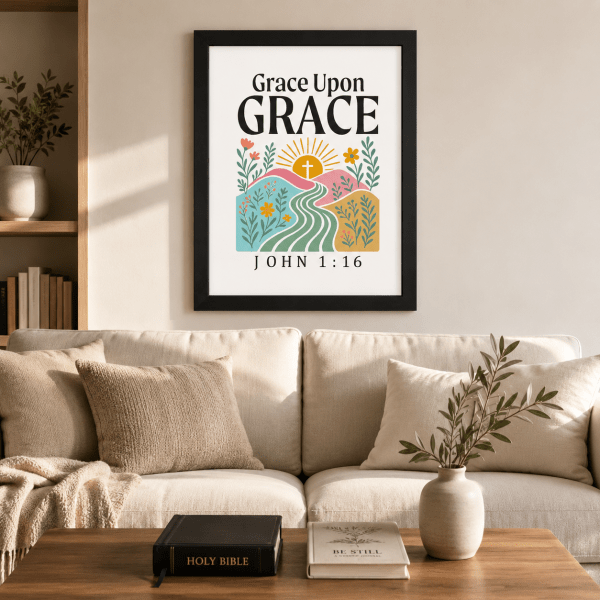 Grace Upon Grace | Christian Wall Decor