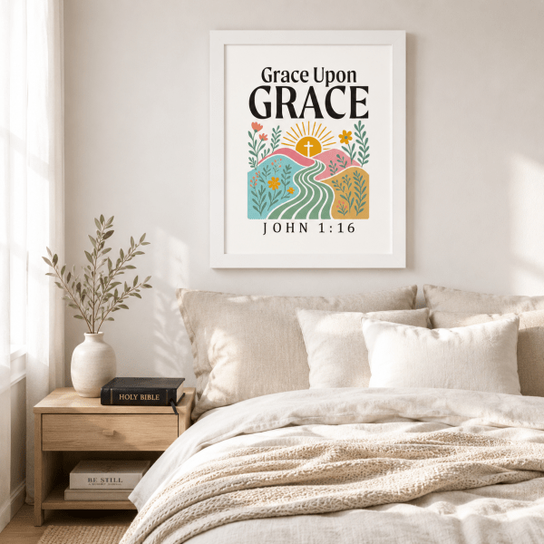 Grace Upon Grace | Christian Wall Decor