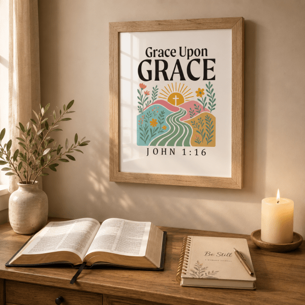 Grace Upon Grace | Christian Wall Decor