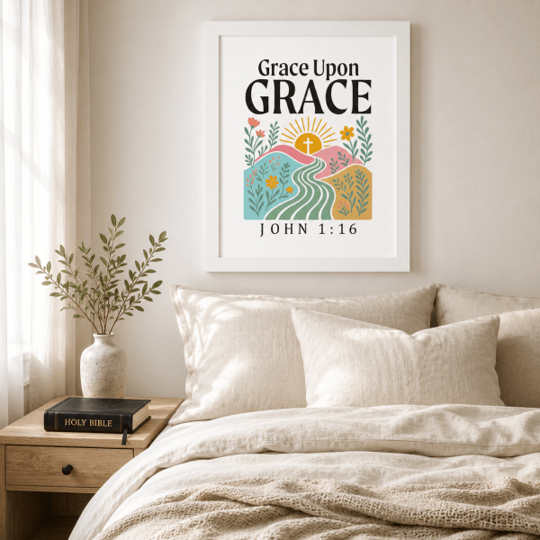 Grace Upon Grace | Christian Wall Decor