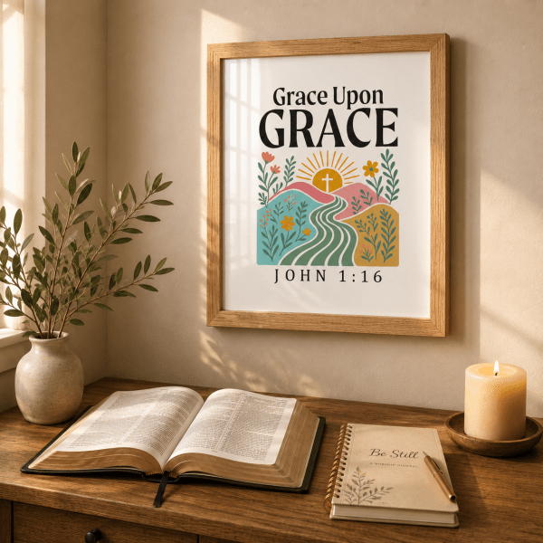 Grace Upon Grace | Christian Wall Decor