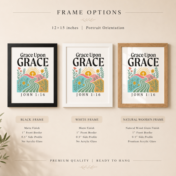 Grace Upon Grace | Christian Wall Decor