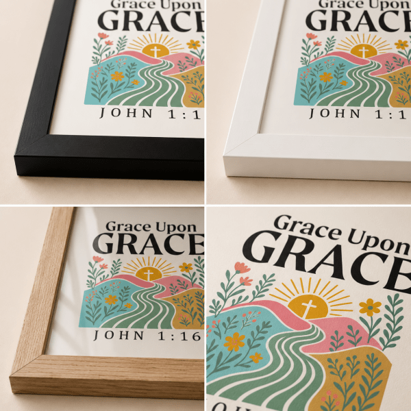 Grace Upon Grace | Christian Wall Decor