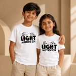 Be the Light | Matthew 5:14 | Christian Kids T-Shirt