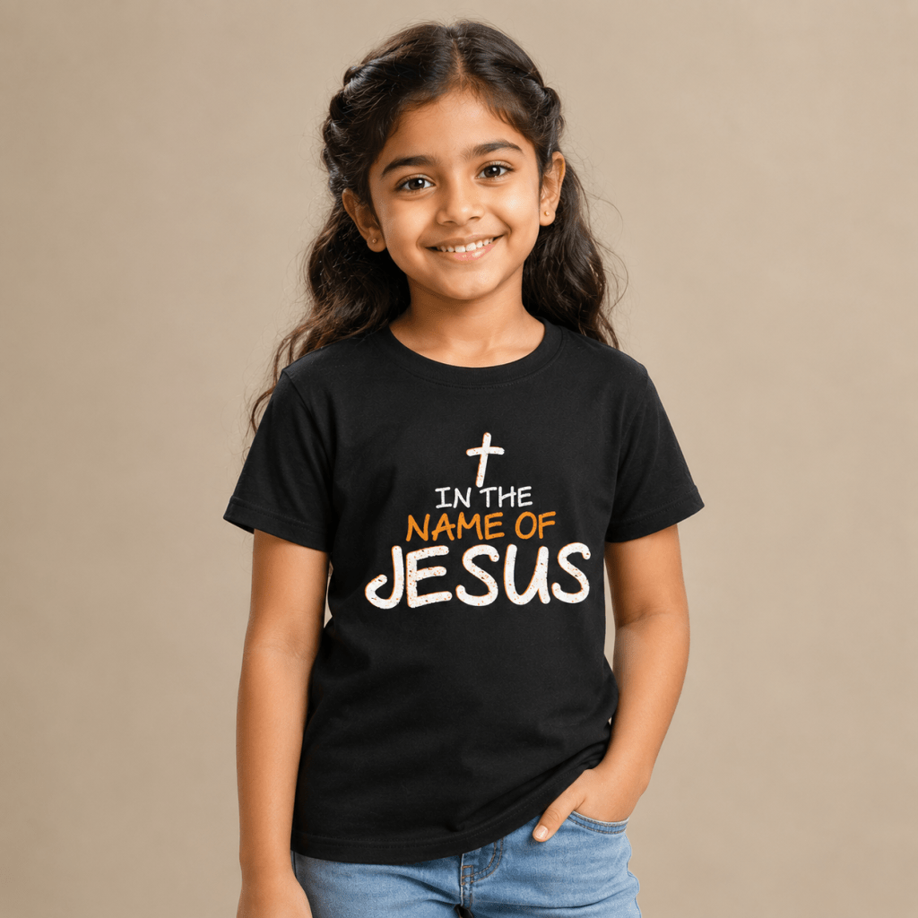 In The Name Of Jesus | Christian Kids T-Shirt