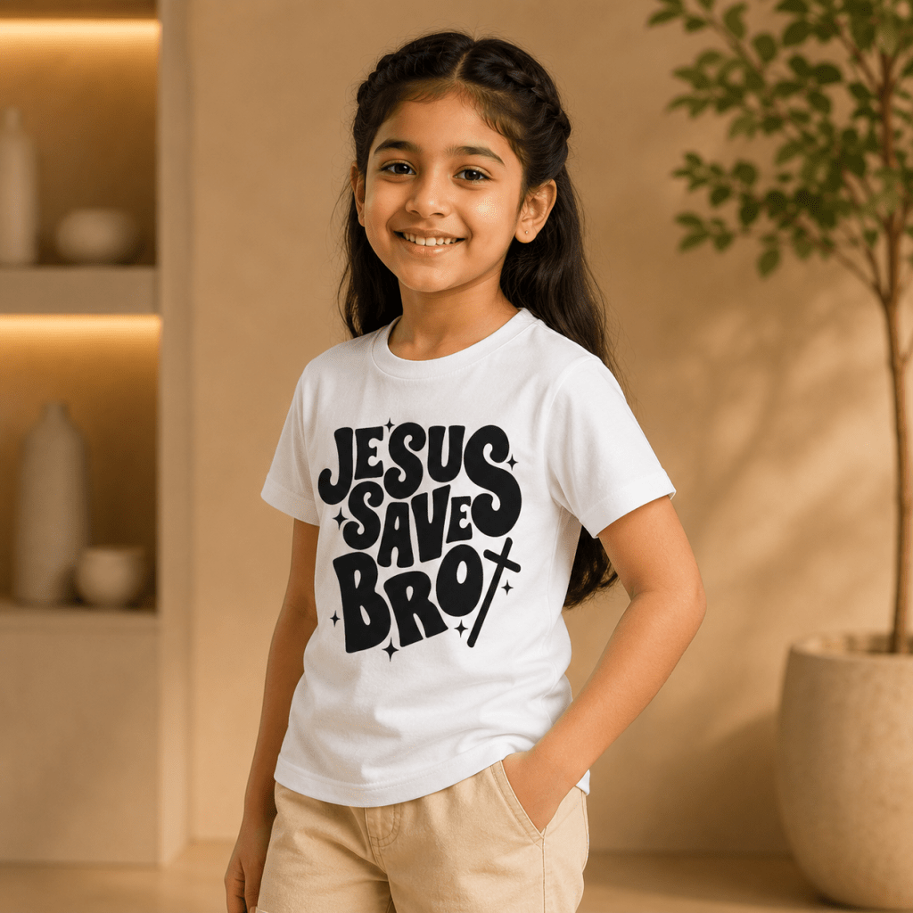 Jesus Saves Bro | Christian Kids T-Shirt