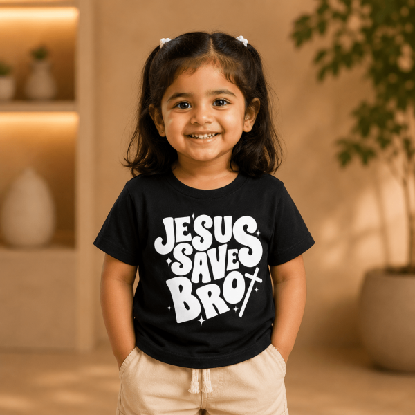 Jesus Saves Bro | Christian Kids T-Shirt
