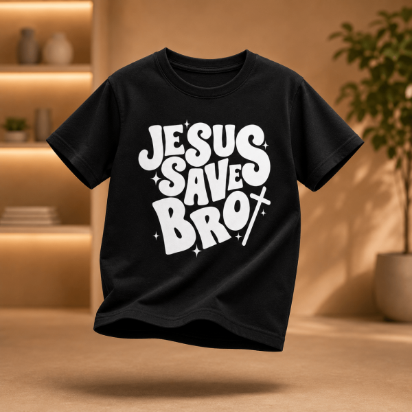 Jesus Saves Bro | Christian Kids T-Shirt