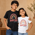 KST-E0024 - Loved - Mockup 3 Loved | John 3:16 | Christian Kids T-Shirt