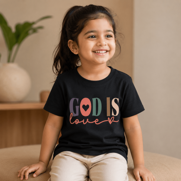 God Is Love | Christian Kids T-Shirt