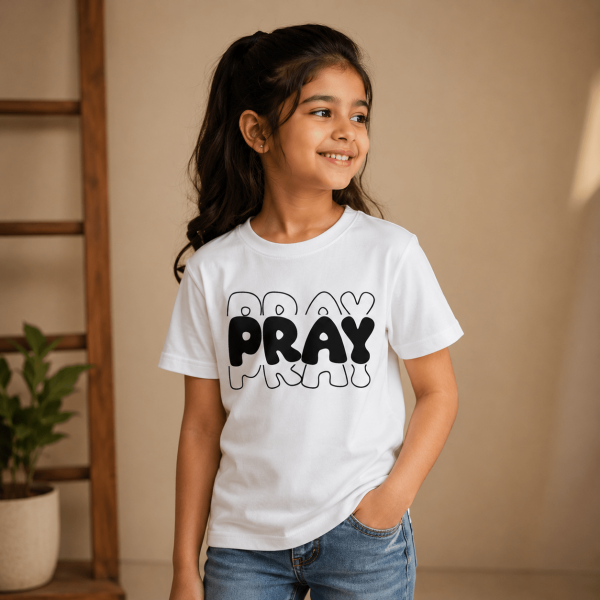 Pray | Christian Kids T-Shirt