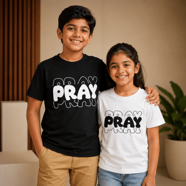 Pray | Christian Kids T-Shirt