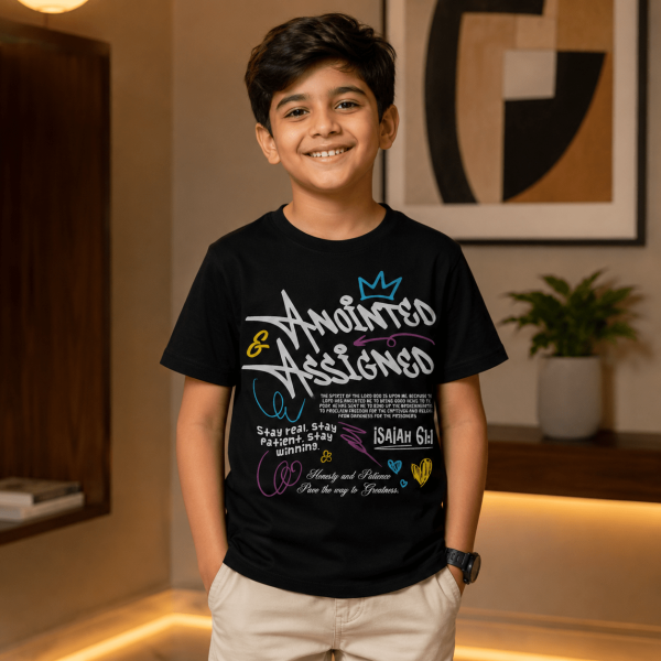 Anointed and Assigned | Christian Kids T-Shirt