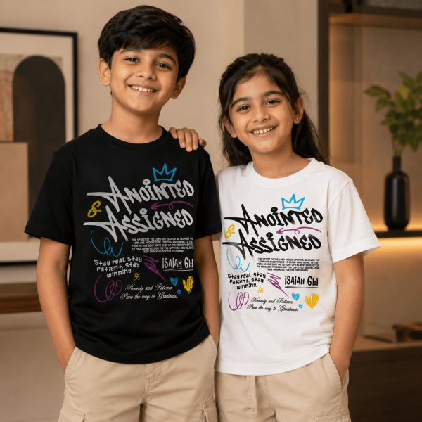 Anointed and Assigned | Christian Kids T-Shirt