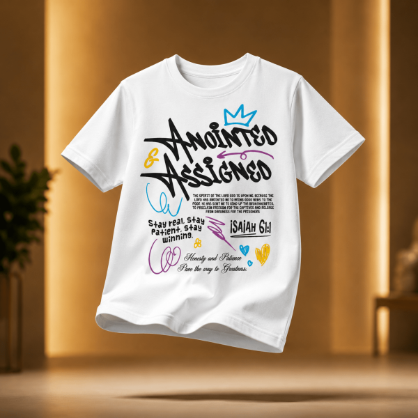 Anointed and Assigned | Christian Kids T-Shirt
