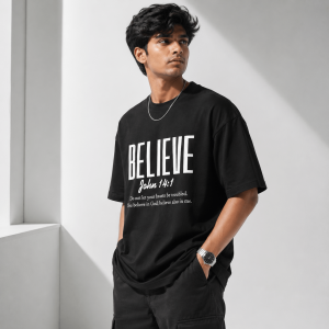 Believe | John 14:1 | Oversized T-Shirt