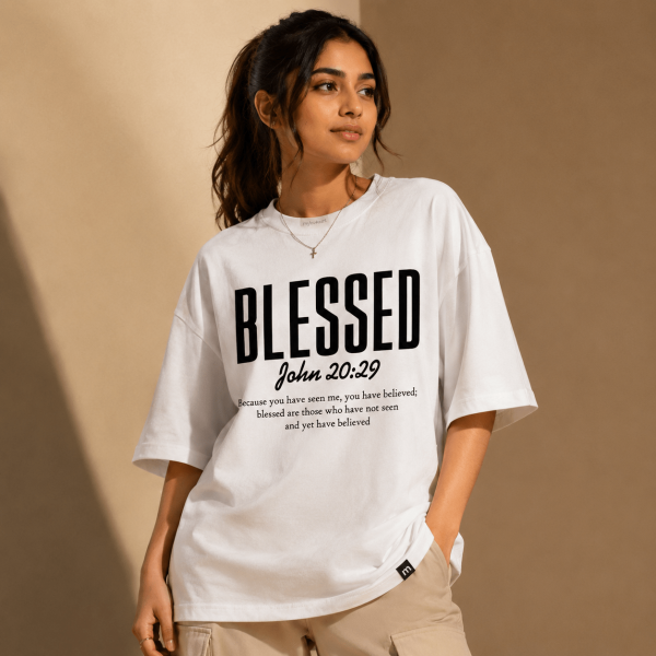 Blessed | John 20:29 | Oversized T-Shirt