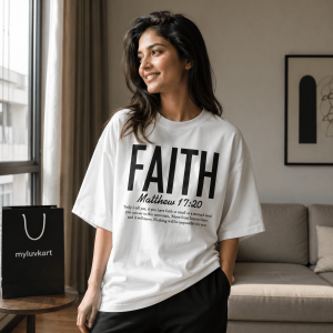 Faith | Matthew 17:20 | Oversized T-Shirt