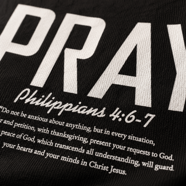 Pray | Philippians 4:6-7 | Oversized T-Shirt