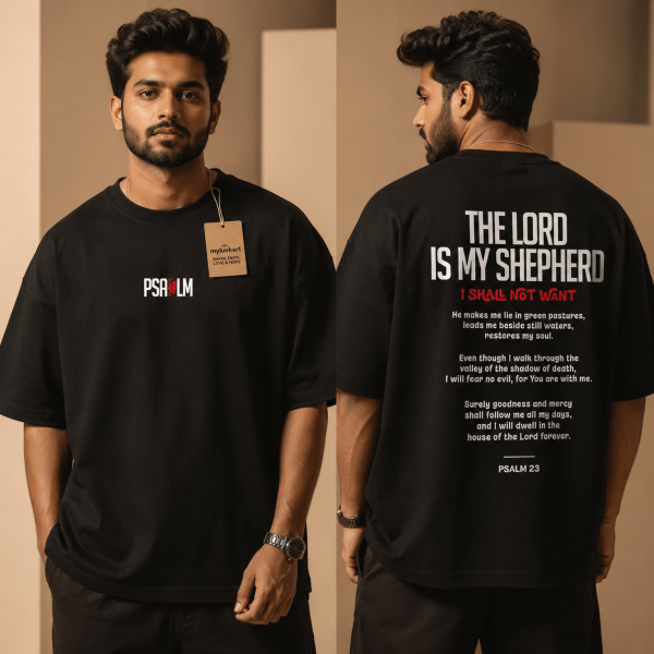 OST0011 - Mockup 1 Psalm 23 | Oversized T-Shirt