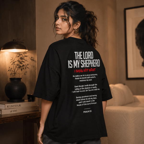 OST0011 - Mockup 4 Psalm 23 | Oversized T-Shirt