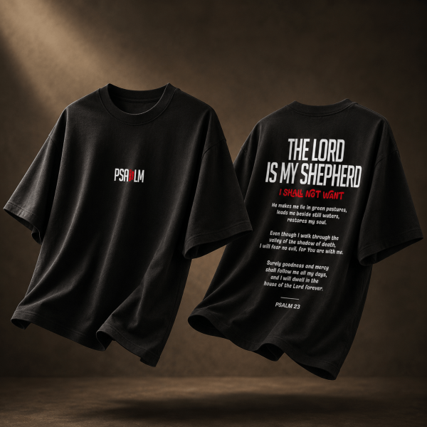 OST0011 - Mockup 6 Psalm 23 | Oversized T-Shirt