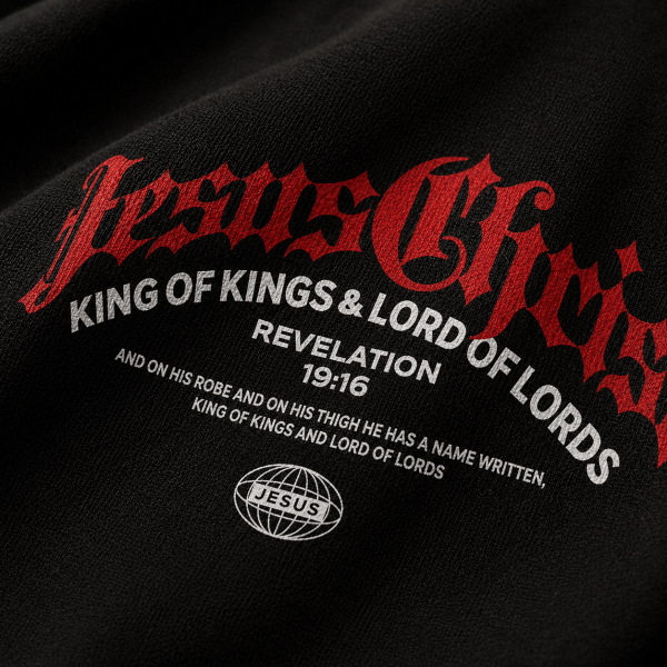 OST0012 - Mockup 7 Jesus Christ | King of Kings | Oversized T-Shirt