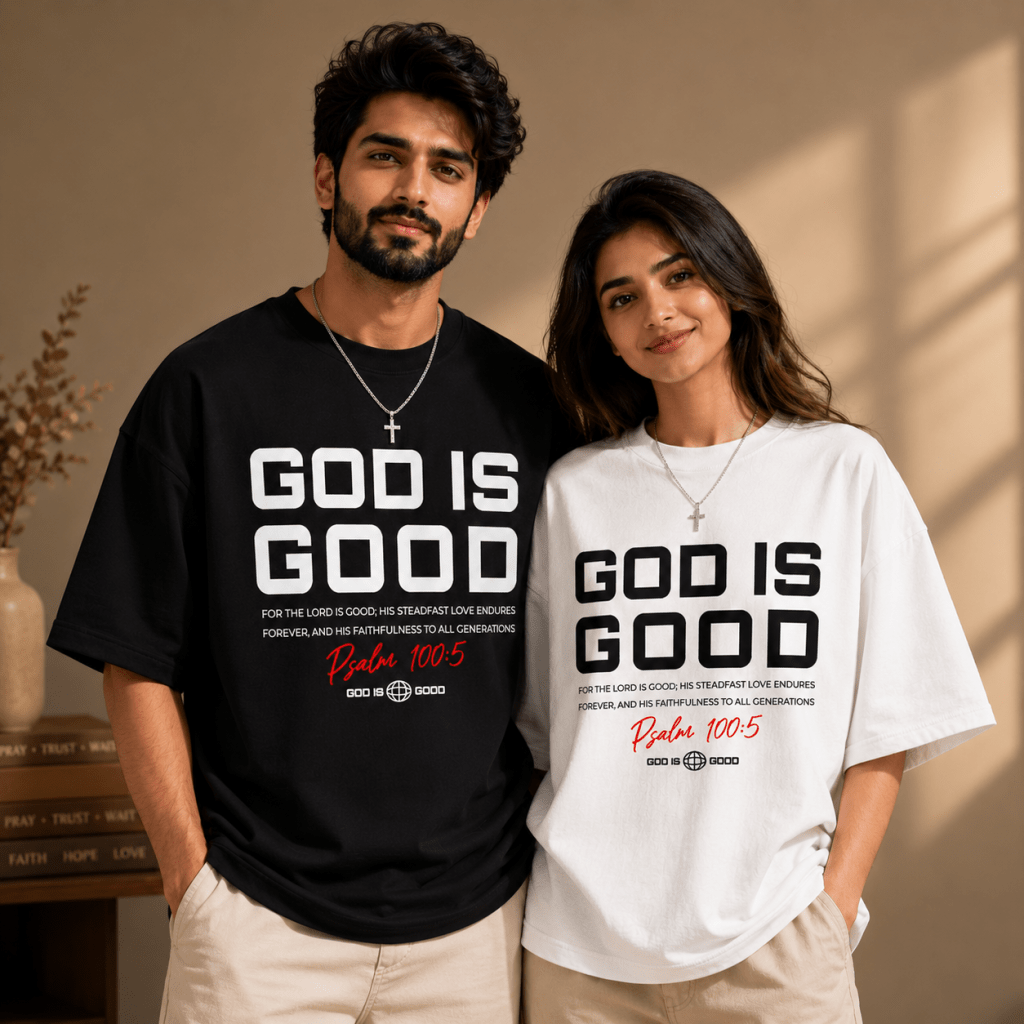 God Is Good | Psalm 100:5 | Oversized T-Shirt