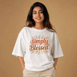 Simply Blessed | Oversized T-Shirt