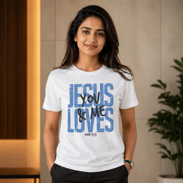 Jesus Loves You & Me | John 15:13 | Regular Fit
