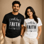 RST-E0005 - Mockup 1 Walk By Faith | Regular Fit
