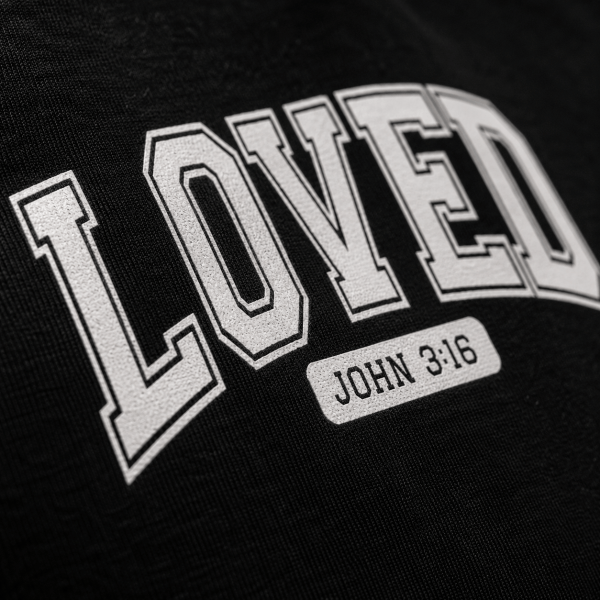 RST-E0015 - Mockup 5 Loved | John 3:16 | Regular Fit