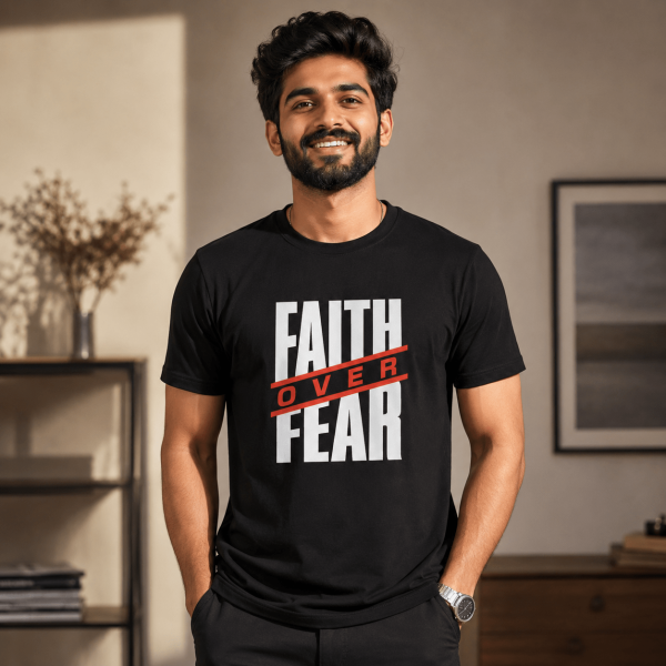 RST-E0019 - Mockup 4 Faith Over Fear | Regular Fit
