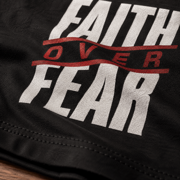 RST-E0019 - Mockup 5 Faith Over Fear | Regular Fit