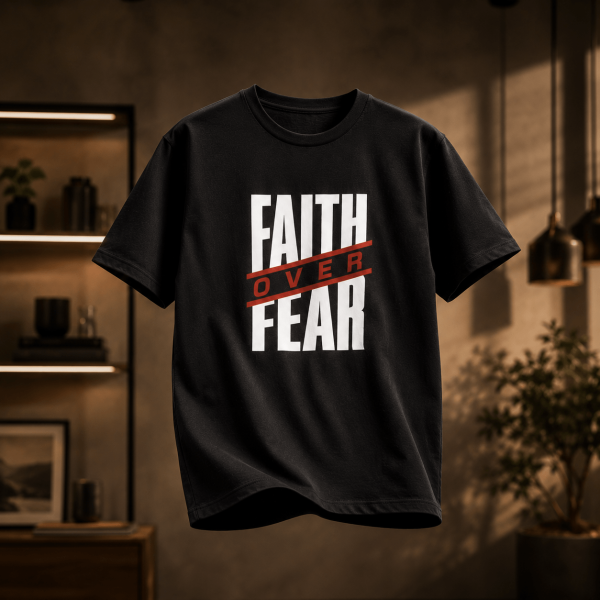 RST-E0019 - Mockup 6 Faith Over Fear | Regular Fit