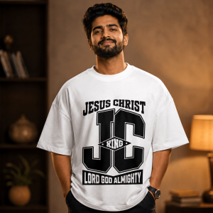 RST-E0021 - Mockup 1 Jesus Christ | King | Oversized T-Shirt