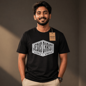 RST-E0021 - Mockup 1 Jesus Christ | Alpha Omega | Regular Fit