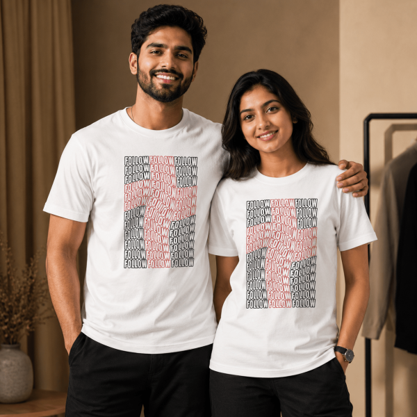 RST-E0022 - Mockup 3 Follow Jesus | Regular Fit