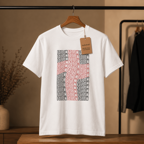 RST-E0022 - Mockup 5 Follow Jesus | Regular Fit