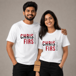 RST-E0039 - Mockup 3 Christ First | Matthew 6:33 | Regular Fit