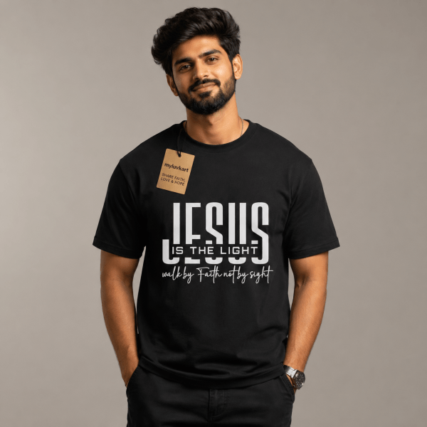 RST-E0040 - Mockup 2 Jesus Is The Light | Regular Fit